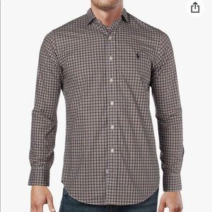 Ralph Lauren Mens Cotton Button Up Shirt ✨